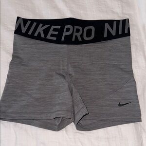 Nike Women's Gray Pro Shorts